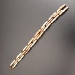 NINE CARAT GOLD EXPANDING BRACELET STRAP SECTION approximately 4.2 grams