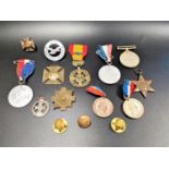 SELECTION OF MEDALS and other items including a Republic of Vietnam Gallantry Cross, The 1939-1945