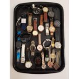 SELECTION OF LADIES AND GENTLEMEN'S WRISTWATCHES including Casio, G-Shock, Accurist, Fossil, Swatch,