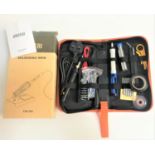 URCERI SOLDERING IRON KIT model number FSK-909, in carry case and box and with User Manual Note: