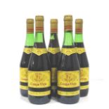 FIVE CAMPO VIEJO RIOJA RESERVA 1976 A collection of five bottles of Campo Viejo Rioja Reserva 1976