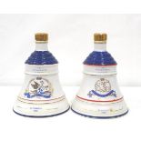 TWO ROYAL PRINCESS BELL'S DECANTERS A pair of Bell's Decanters bottled to celebrate the birth of