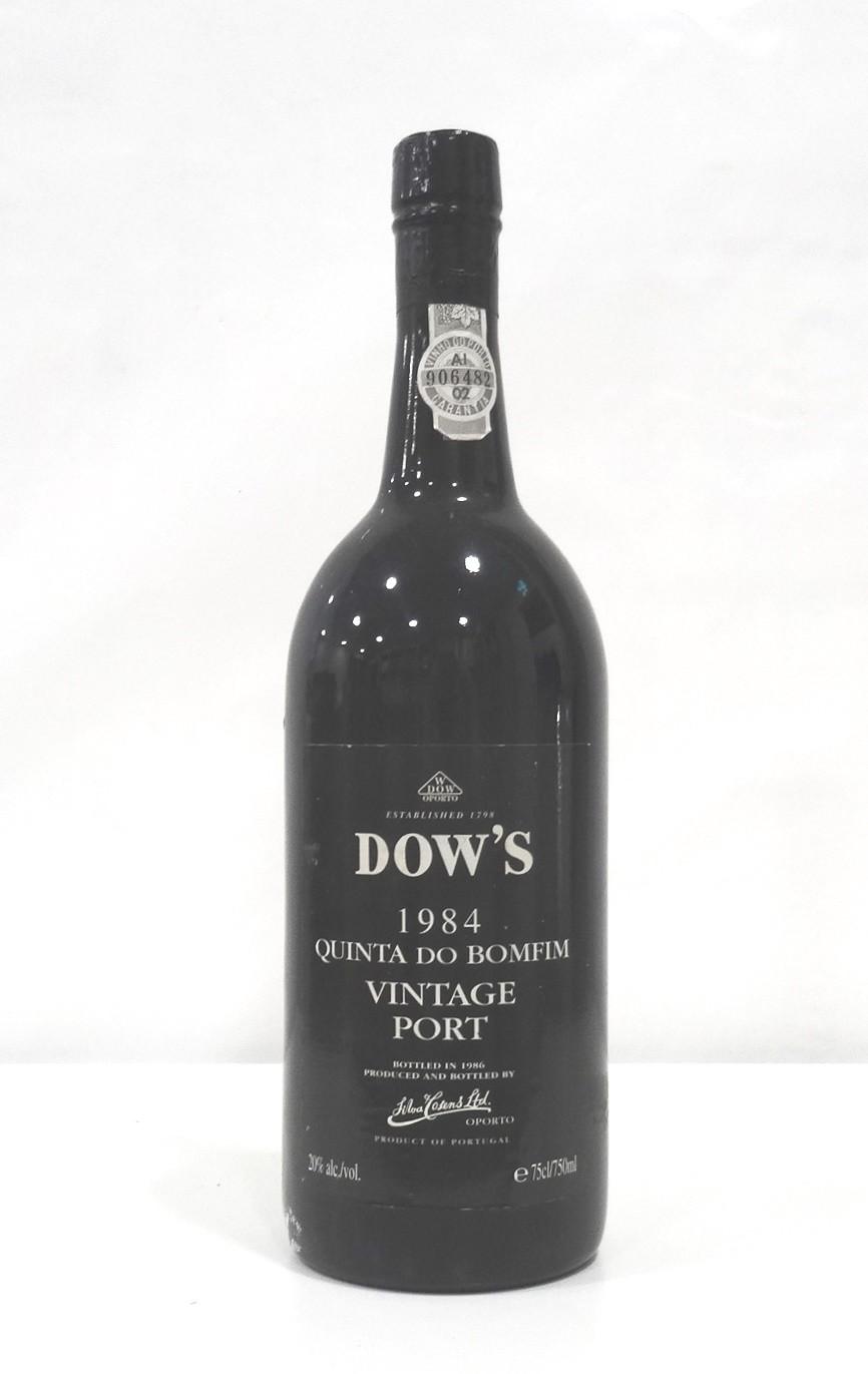 DOW'S QUINTA DO BOMFIM 1984 VINTAGE PORT A bottle of vintage port from the finest estate in the