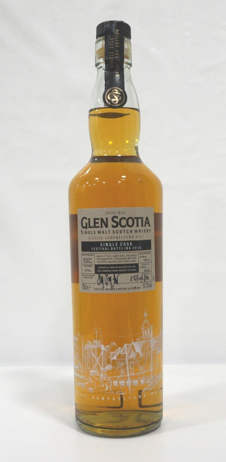 GLEN SCOTIA FESTIVAL BOTTLING 2016 A fine single cask bottling from the resurgent Glen Scotia