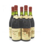 FIVE BOTTLES CHATEAUNEUF-DU-PAPE 1983 VIGNOBLE FABRE Five bottles of Vignoble Fabre Chateauneuf-du-