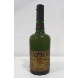 CATTO'S 12YO - 1970s An unusual bottle of Catto's 12 Year Old Blended Scotch Whisky which we