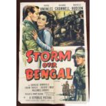 TWO 1930s US ONE SHEET MOVIE POSTERS comprising 'Storm over Bengal' (1938); and 'As You Like it' (