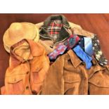 WALLACE SACK LONDON JACKET together with a brown leather jacket, ladies wool jacket, selection of