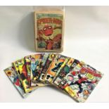 THE SPECTACULAR SPIDER MAN COMICS thirty nine British editions from 1979 and 1980, together with