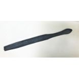 LEATHER THREE TAIL TAWSE 61.5cm long, approximately 126 grams
