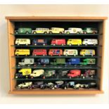 COLLECTION OF DAYS GONE DIE CAST VEHICLES all thirty three delivery vans sign written and