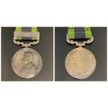 GEORGE V INDIAN MEDAL with bar for Afghanistan N.W.F. 1919, named to S-16091 A. Sgt.J. C. White.