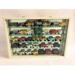 COLLECTION OF DAYS GONE DIE CAST VEHICLES all thirty four delivery vans sign written and contained