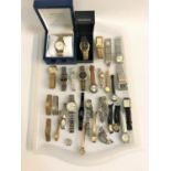 SELECTION OF LADIES AND GENTLEMEN'S WRITWATCHES including Rotary (one boxed), Sekonda (1 boxed),