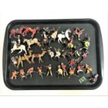 VINTAGE SELECTION OF PAINTED LEAD SOLDIERS comprising various regiments, horses and camels, etc. (