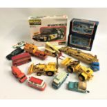 SELECTION OF DIE CAST VEHICLES including examples from Matchbox, Corgi, Husky, Models Of Yesteryear,