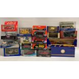 SELECTION OF DIE CAST VEHICLES with examples from Corgi, Mini Champs, Cararama, Redbox, Hartoy,