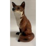 BESWICK SEATED FIRESIDE FOX no.2348, 31cm high