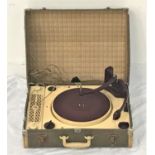 COLLARD PORTABLE RECORD PLAYER playing 33s, 78s and 45s, with power lead
