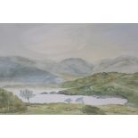 C-MAC-NAMARA Mountain and Lake Scene A watercolour Signed lower left 40cm x 48cm