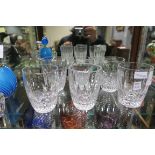 SIX WATERFORD CUT GLASS TUMBLERS