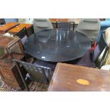 A RENNIE MACKINTOSH DESIGN FIVE PIECE DINING SUITE comprising four dining chairs each with a