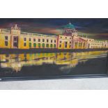 FRANCES VERSCHOYLE CUSTOMS HOUSE DUBLIN Oil on canvas board 97cm x 182cm