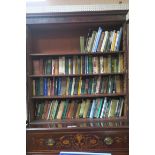 FOUR SHELVES OF VARIOUS HARDBACK BOOKS