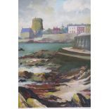 DEIRDRE O'DONNELL JOYCE TOWER SANDYCOVE Oil on board Signed lower right 76cm x 55cm