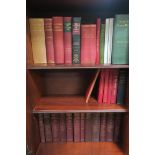 A COLLECTION OF LEGAL REFERENCE BOOKS on eight shelves