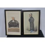 VANITY FAIR LEGAL BARRISTER'S Four coloured prints in ebonised frames 35cm x 22cm
