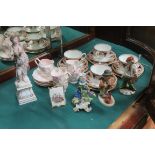 A MISCELLANEOUS COLLECTION to include a twelve piece Sutherland china tea set a nine piece china
