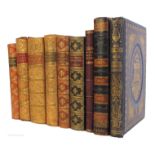 Prize bindings, a collection of seven various late 19th and early 20th century volumes,