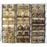 Photography. 1896-1905 A collection of 107 gelatin silver Stereoviews.