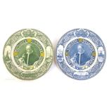 1932-1934 Eucharistic Congresses Dublin and Buenos Aires, commemorative plates.