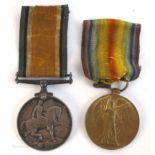 1914-1918 Pair to Royal Munster Fusiliers.