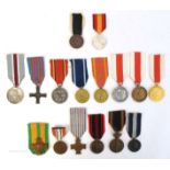 1939-45 Collection of World War II Allied medals.