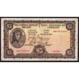 Banknotes, Central Bank of Ireland, 'Lady Lavery', Five Pounds, collection of 13, 1946-1957.
