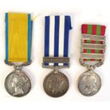 Victorian Campaign medals, Baltic Medal, unnamed; Egypt Medal with Nile clasp to Pte. H. Brown.