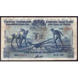 Banknotes, Currency Commission Consolidated Banknote, 'Ploughman', Bank of Ireland, Ten Pounds,