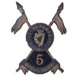 5th Royal Irish Lancers, shabraque badges.