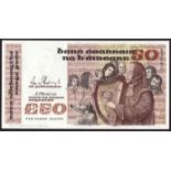 Banknotes, Central Bank of Ireland 'B' series, Fifty Pounds, 5-11-91, FLD754969.