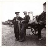 Photography, Branson de Cou, c.1930s, Postman and nonchalant fellow, Hedley's Bridge [Co.