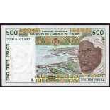 Banknotes, Sub-Saharan Africa, 1980- 2004, mixed lot including Angola, Botswana, Burindi, Chad,