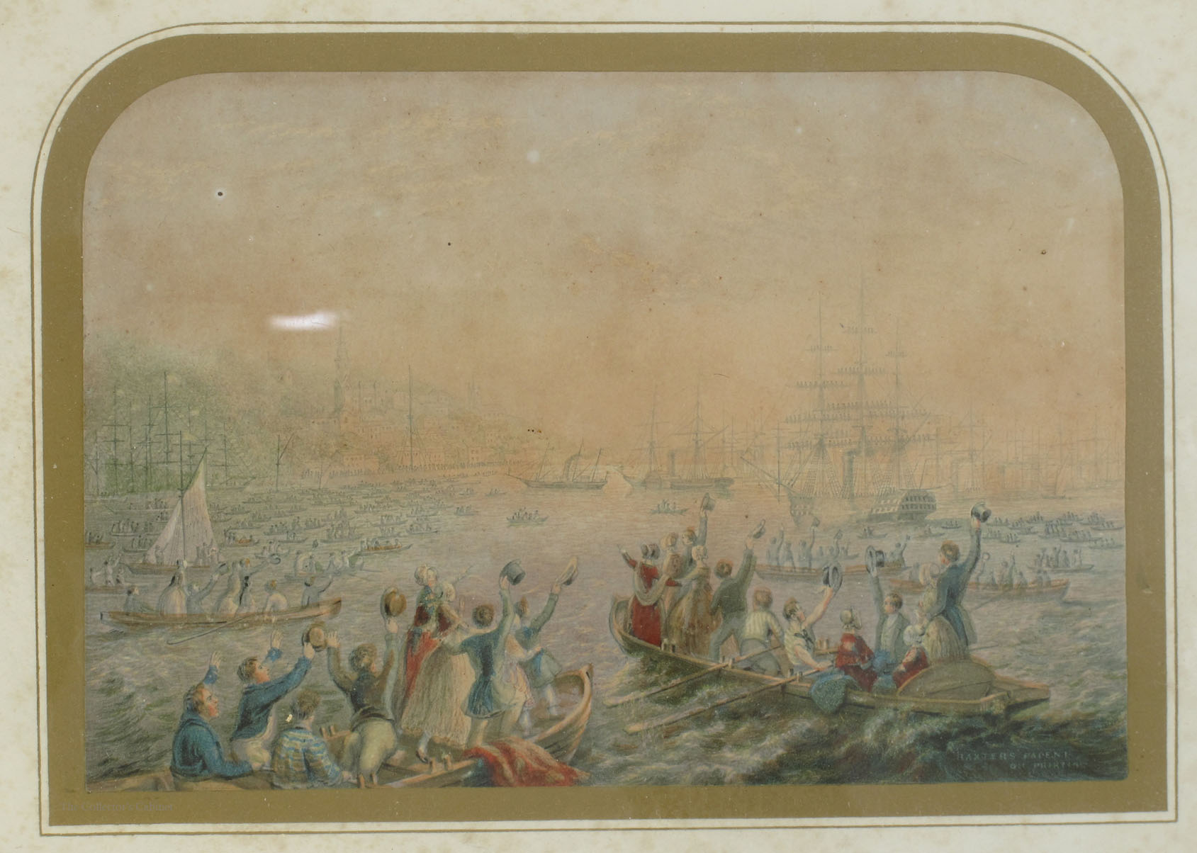 1849 The Arrival of Queen Victoria in Queenstown, now Cobh.