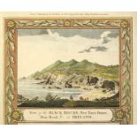 1780-1853 Dublin and environs, hand-coloured engravings, View of the Black Rocks, New Town Bourne,