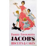 Early 20th century, Jacob;'s biscuits poster,