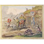 1805 Posting in Ireland, cartoon by Gillray.