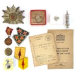 1939-1945 World War II / Emergency non-combatants' uniform items and ephemera.
