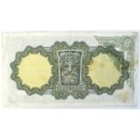 Banknotes, Central Bank 'Lady Lavery' One Pound printing error, 21-4-75,